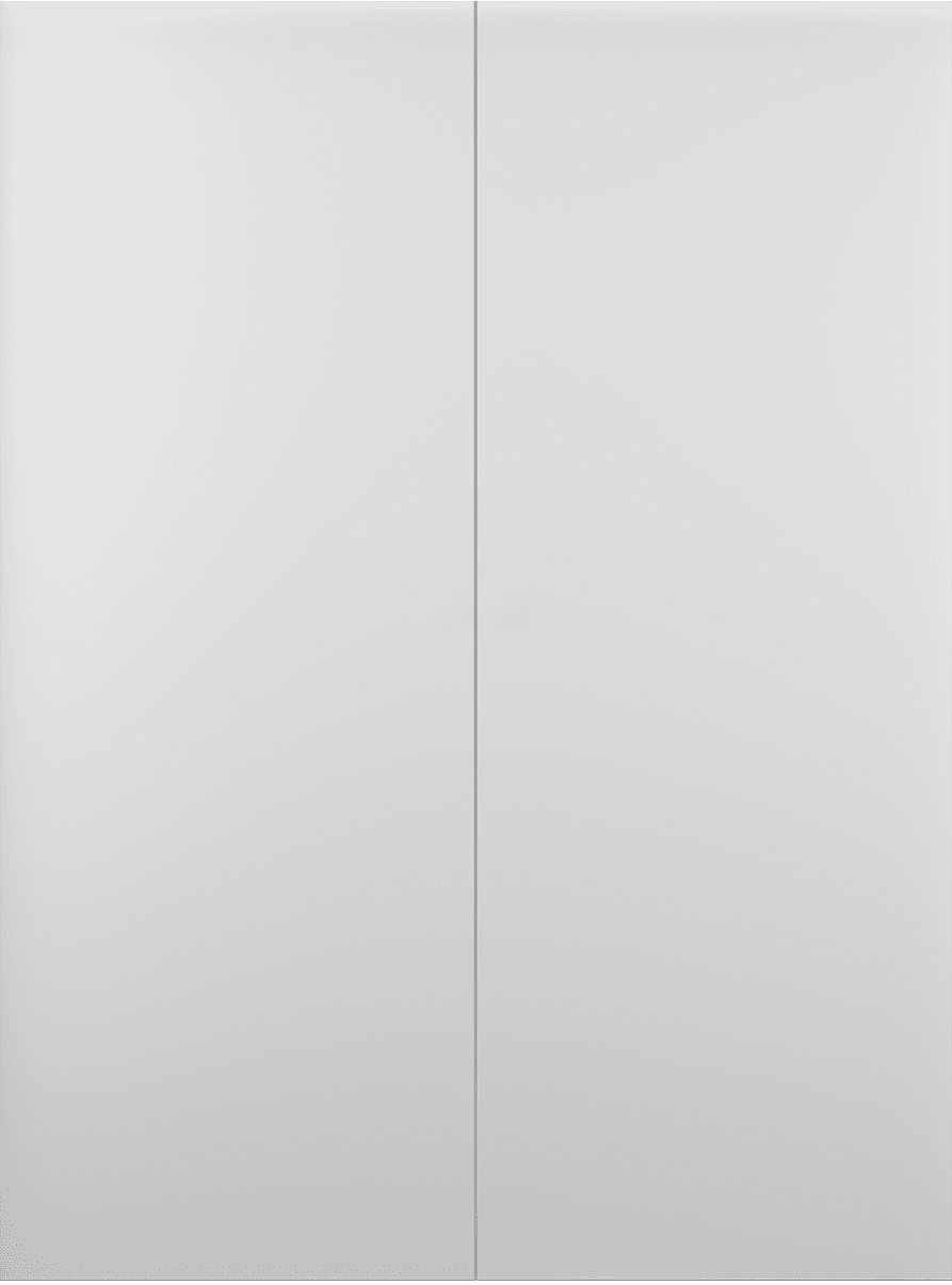 OPTIMA 2V SNOW WHITE BYPASS DOORS BELLDINNI MODERN INTERIOR DOOR - 2