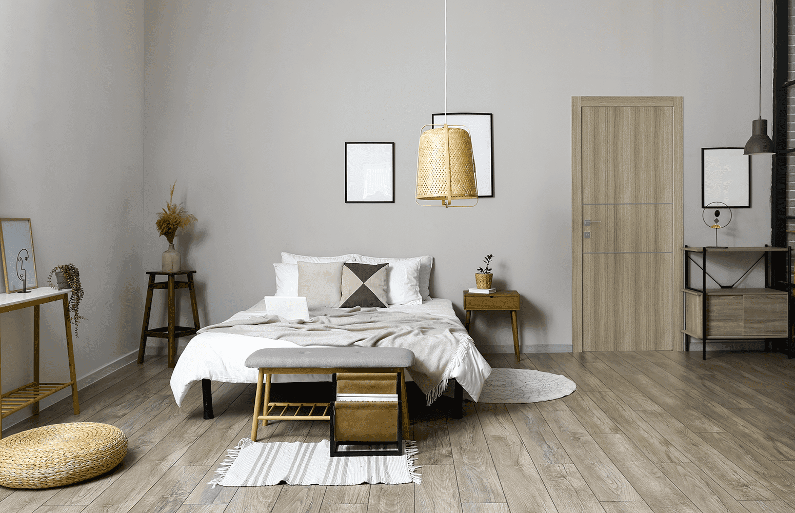 OPTIMA 2H SHAMBOR POCKET BELLDINNI MODERN INTERIOR DOOR - 2