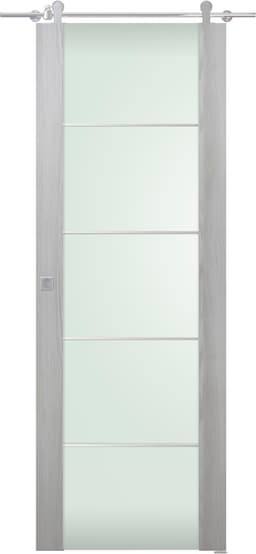 AVON 202 4H VETRO RIBEIRA ASH BARN BELLDINNI MODERN INTERIOR DOOR - 1