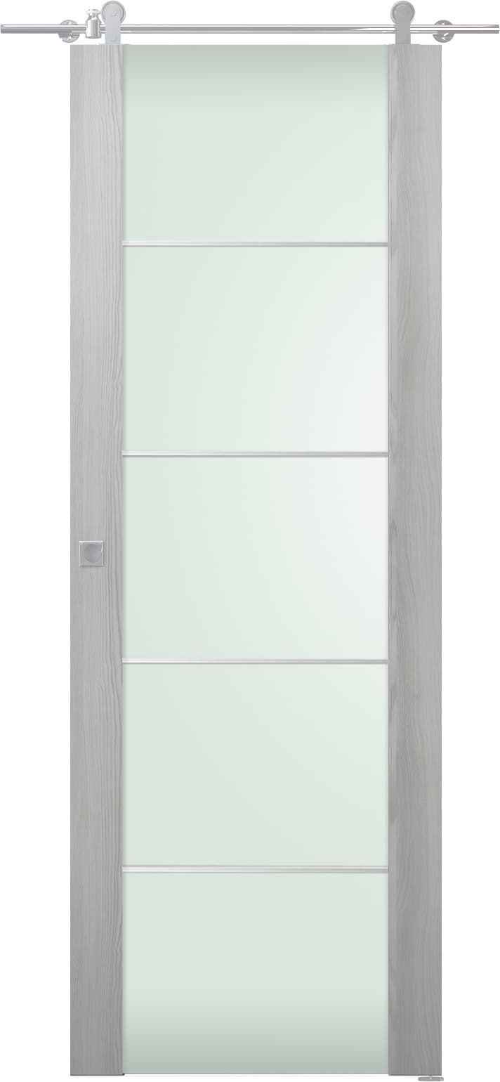 AVON 202 4H VETRO RIBEIRA ASH BARN BELLDINNI MODERN INTERIOR DOOR - 1