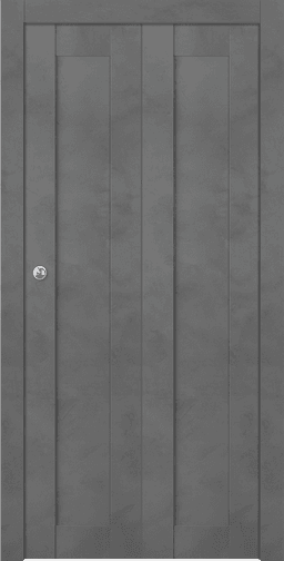 AVON 07 DARK URBAN DOUBLE BI-FOLD BELLDINNI MODERN INTERIOR DOOR - 1