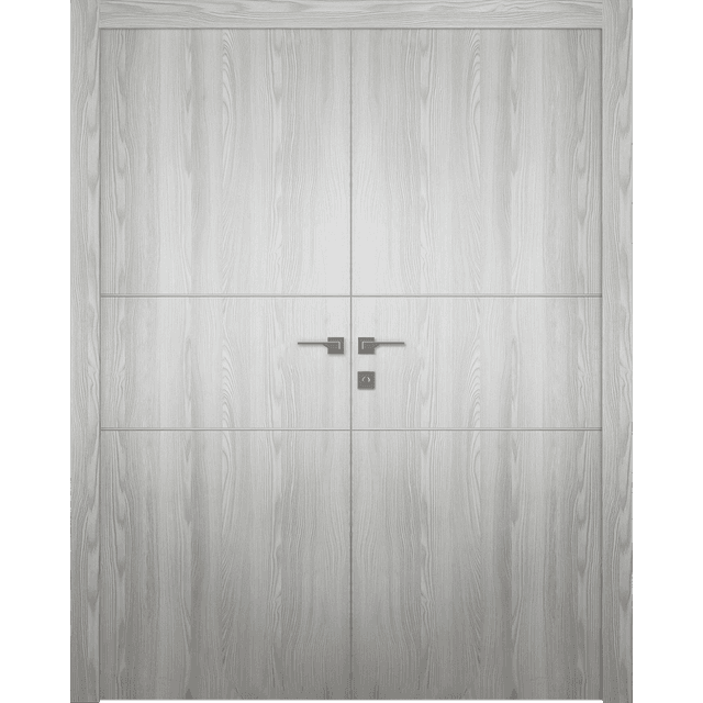 OPTIMA 2H RIBEIRA ASH DOUBLE BELLDINNI MODERN INTERIOR DOOR