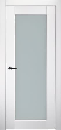 SMART PRO 207 VETRO POLAR WHITE SWING BELLDINNI MODERN INTERIOR DOOR - 1