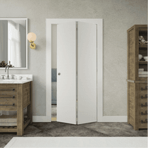 SMART PRO FLAT POLAR WHITE BI-FOLD BELLDINNI MODERN INTERIOR DOOR - 2