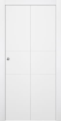 PALLADIO 2H BIANCO NOBLE BI-FOLD BELLDINNI MODERN INTERIOR DOOR - 1