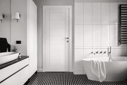 ALDA SNOW WHITE SWING BELLDINNI MODERN INTERIOR DOOR - 2