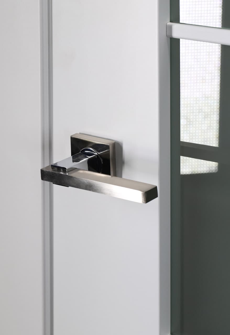 SMART PRO 5 LITE VETRO POLAR WHITE INVISIBLE METAL FRAME BELLDINNI MODERN INTERIOR DOOR - 4