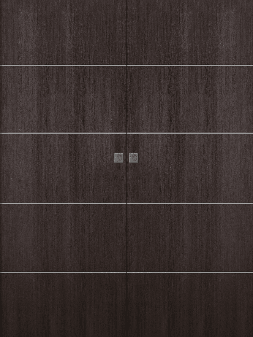 OPTIMA 4H VERALINGA OAK DOUBLE MAGIC BELLDINNI MODERN INTERIOR DOOR - 1