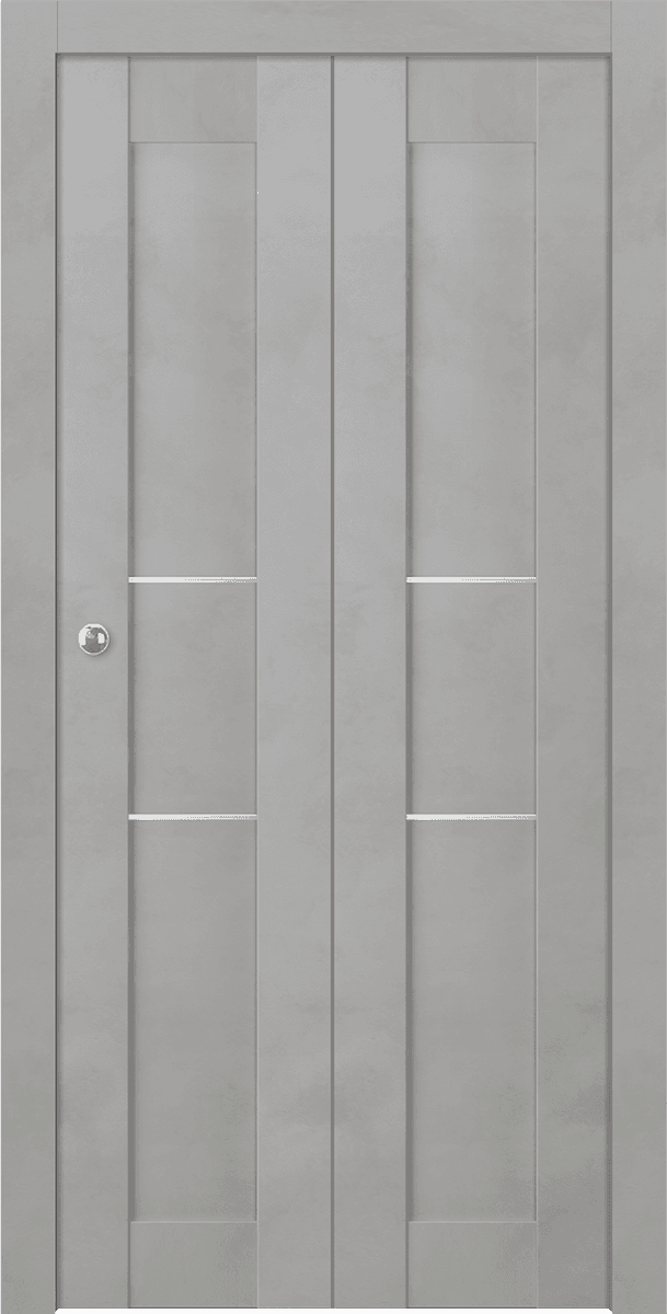 AVON 07 2H LIGHT URBAN BI-FOLD BELLDINNI MODERN INTERIOR DOOR - 1