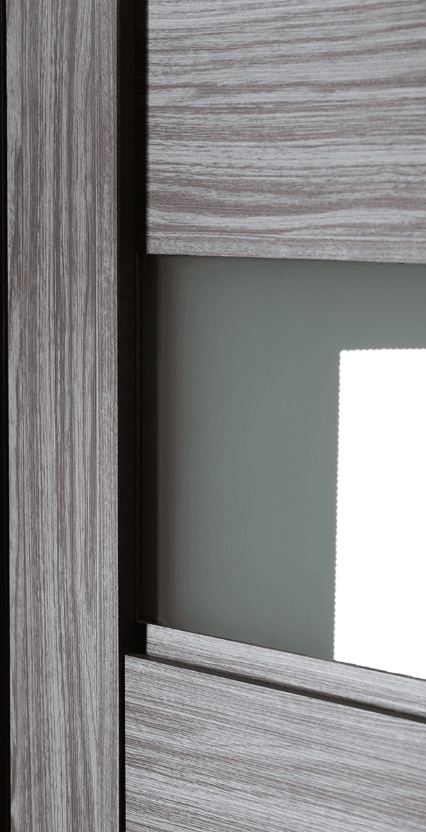 EDNA VETRO GRAY OAK DOUBLE BARN BELLDINNI MODERN INTERIOR DOOR - 6