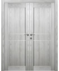 AVON 07 2HN RIBEIRA ASH DOUBLE BELLDINNI MODERN INTERIOR DOOR - 1