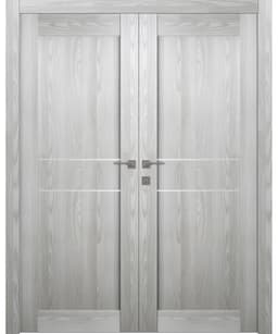 AVON 07 2HN RIBEIRA ASH DOUBLE BELLDINNI MODERN INTERIOR DOOR - 1