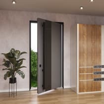 Single pivot metal-aluminum modern exterior door Axis 1711 - 5