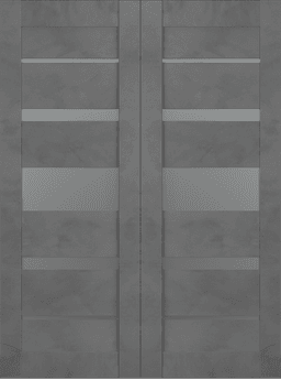 AVON 07-03 VETRO DARK URBAN BYPASS BELLDINNI MODERN INTERIOR DOOR - 2