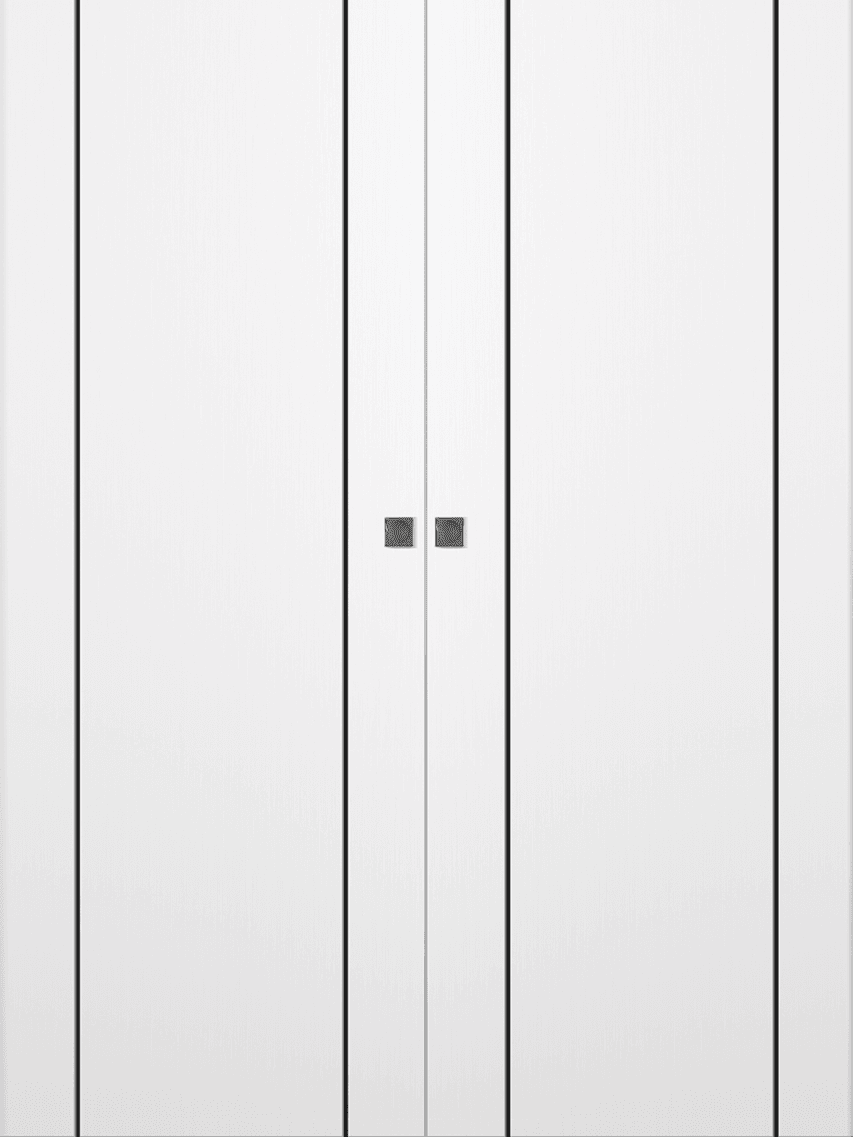PALLADIO 2U BLACK BIANCO NOBLE DOUBLE MAGIC DOORS BELLDINNI MODERN INTERIOR DOOR - 1