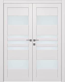 LETI VETRO SNOW WHITE CLOSET BELLDINNI MODERN INTERIOR DOOR - 1