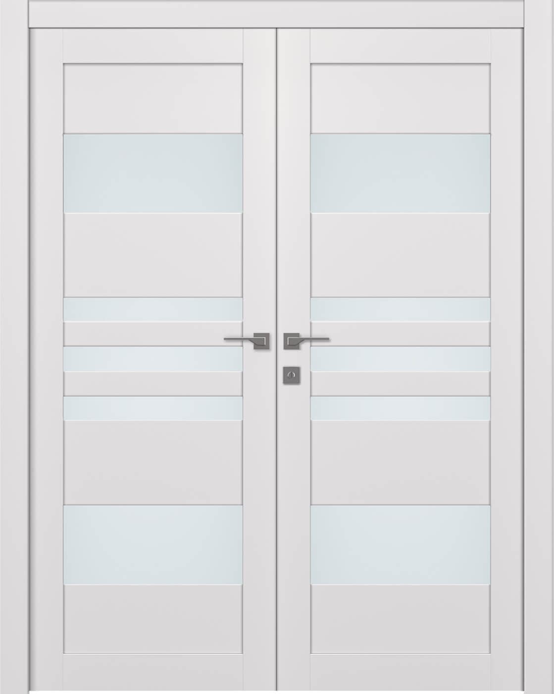 LETI VETRO SNOW WHITE CLOSET BELLDINNI MODERN INTERIOR DOOR - 1