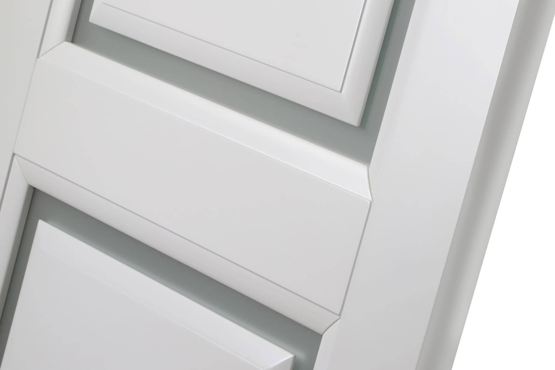 AURUM 2 VETRO POLAR WHITE SWING BELLDINNI MODERN INTERIOR DOOR - 6