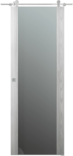 AVON 202 VETRO RIBEIRA ASH DOUBLE BARN BELLDINNI MODERN INTERIOR DOOR - 1