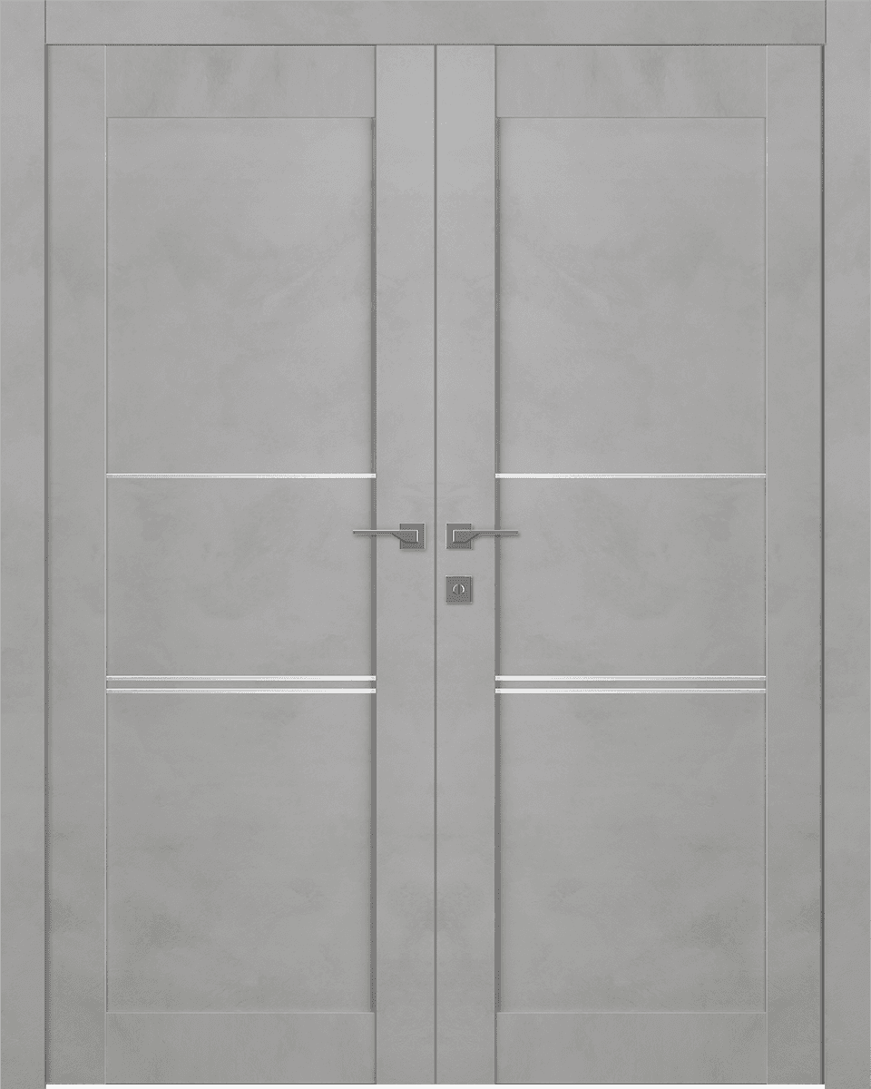 AVON 07 3H LIGHT URBAN DOUBLE BELLDINNI MODERN INTERIOR DOOR - 1