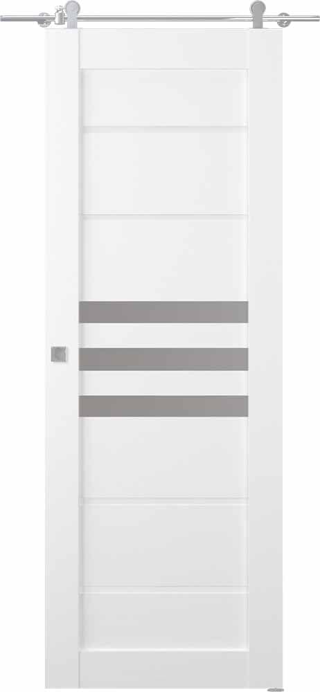 DOME VETRO BIANCO NOBLE BARN BELLDINNI MODERN INTERIOR DOOR - 1
