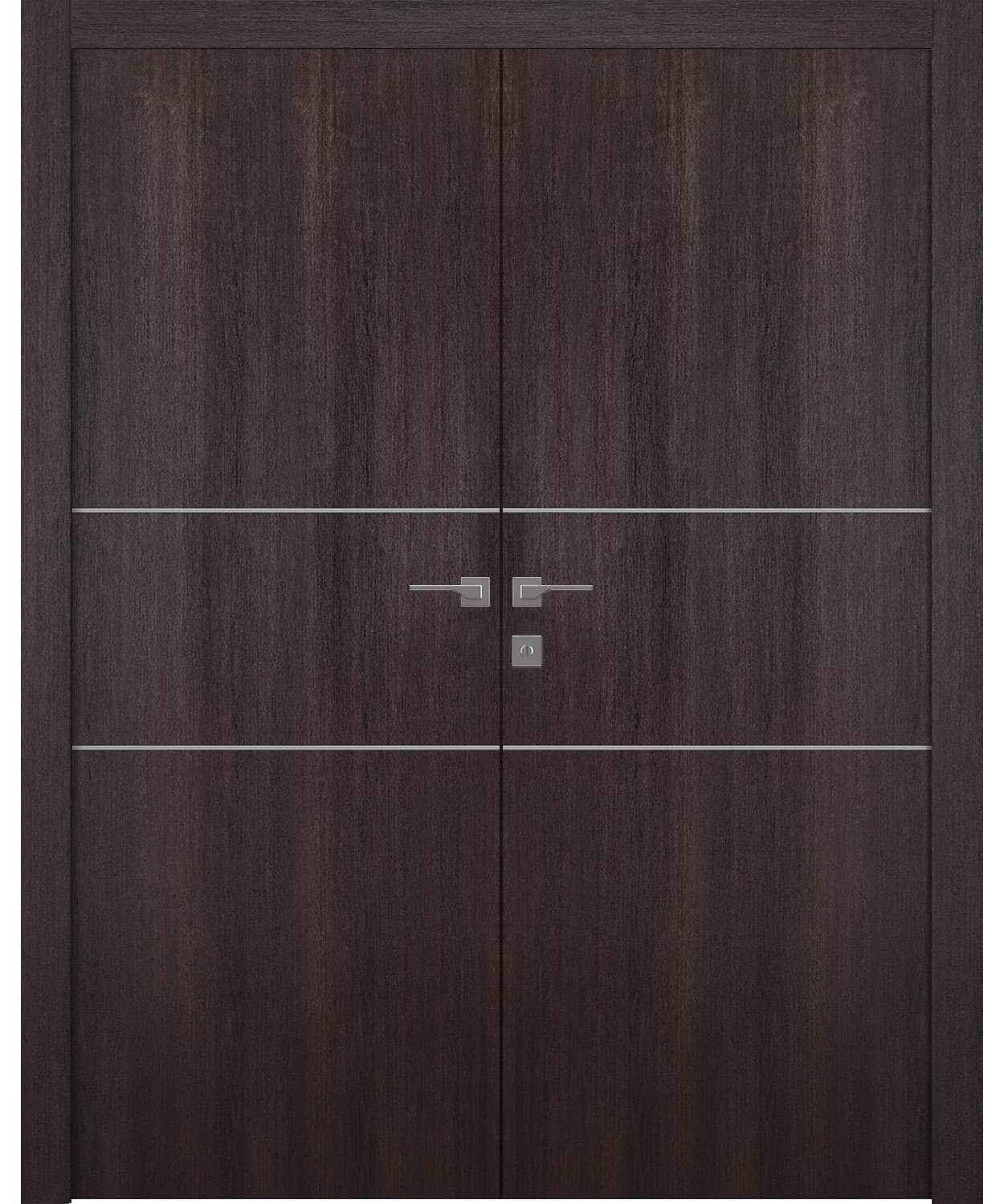 OPTIMA 2H VERALINGA OAK DOUBLE BELLDINNI MODERN INTERIOR DOOR - 1