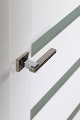 LEORA VETRO BIANCO NOBLE DOUBLE BELLDINNI MODERN INTERIOR DOOR - 3