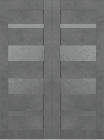 AVON 07-01 VETRO DARK URBAN BYPASS BELLDINNI MODERN INTERIOR DOOR - 2