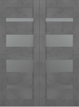 AVON 07-01 VETRO DARK URBAN BYPASS BELLDINNI MODERN INTERIOR DOOR - 2