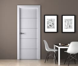 PALLADIO 4H BIANCO NOBLE BARN BELLDINNI MODERN INTERIOR DOOR - 3