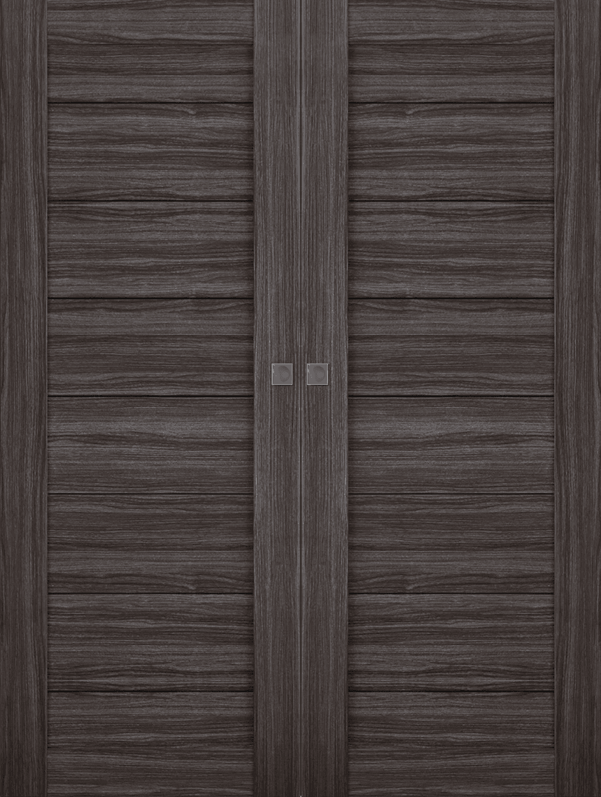ERMI GRAY OAK DOUBLE MAGIC BELLDINNI MODERN INTERIOR DOOR - 1