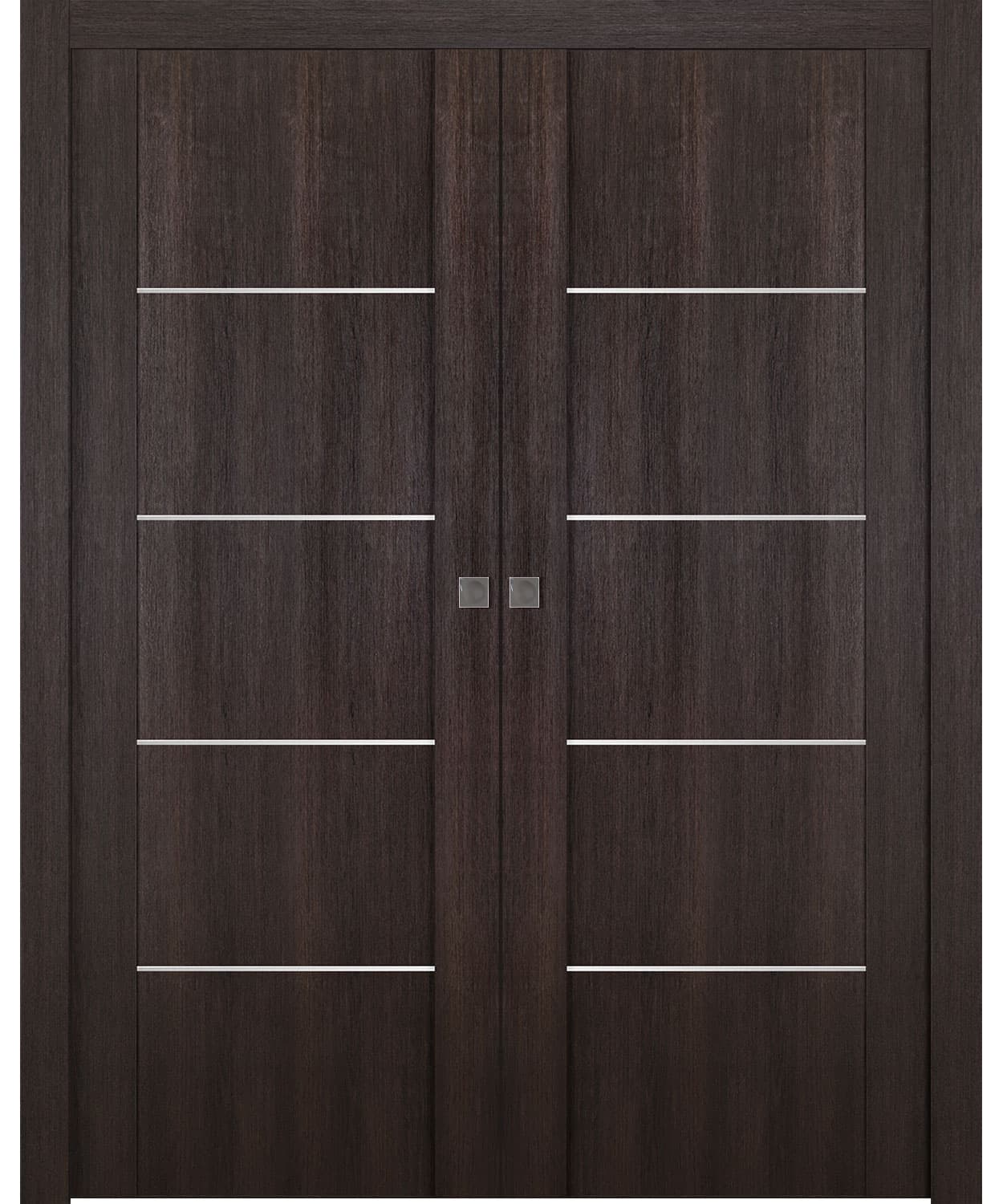 AVON 01 4H VERALINGA OAK DOUBLE POCKET DOORS BELLDINNI MODERN INTERIOR DOOR - 1