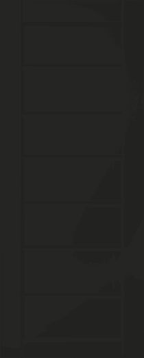 ALDA BLACK MATTE SLAB BELLDINNI MODERN INTERIOR DOOR - 1