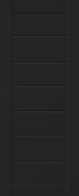 ALDA BLACK MATTE SLAB BELLDINNI MODERN INTERIOR DOOR - 1