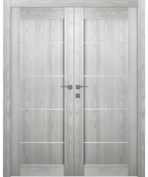 AVON 07 4H RIBEIRA ASH DOUBLE BELLDINNI MODERN INTERIOR DOOR - 1