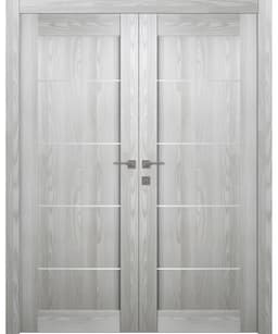 AVON 07 4H RIBEIRA ASH DOUBLE BELLDINNI MODERN INTERIOR DOOR - 1