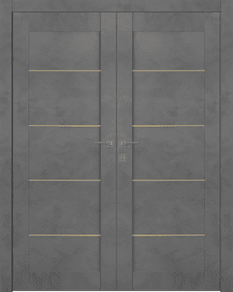 AVON 07 4H GOLD DARK URBAN CLOSET BELLDINNI MODERN INTERIOR DOOR - 1