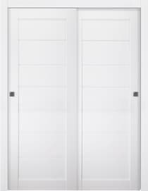 ALDA BIANCO NOBLE BYPASS BELLDINNI MODERN INTERIOR DOOR - 1