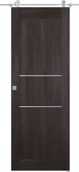 AVON 07 2H VERALINGA OAK DOUBLE BARN BELLDINNI MODERN INTERIOR DOOR - 1