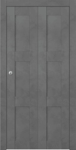 AVON 07 2RN DARK URBAN BI-FOLD BELLDINNI MODERN INTERIOR DOOR - 1