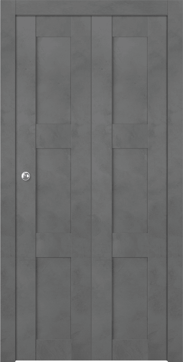 AVON 07 2RN DARK URBAN BI-FOLD BELLDINNI MODERN INTERIOR DOOR - 1