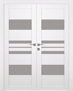 ROMI VETRO SNOW WHITE CLOSET BELLDINNI MODERN INTERIOR DOOR - 1