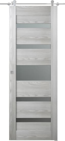 AVON 07-05 VETRO RIBEIRA ASH BARN BELLDINNI MODERN INTERIOR DOOR - 1