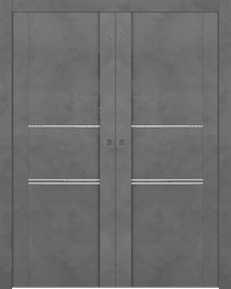 AVON 01 3H DARK URBAN DOUBLE POCKET DOORS BELLDINNI MODERN INTERIOR DOOR - 1