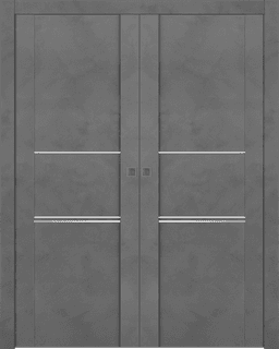 AVON 01 3H DARK URBAN DOUBLE POCKET DOORS BELLDINNI MODERN INTERIOR DOOR - 1