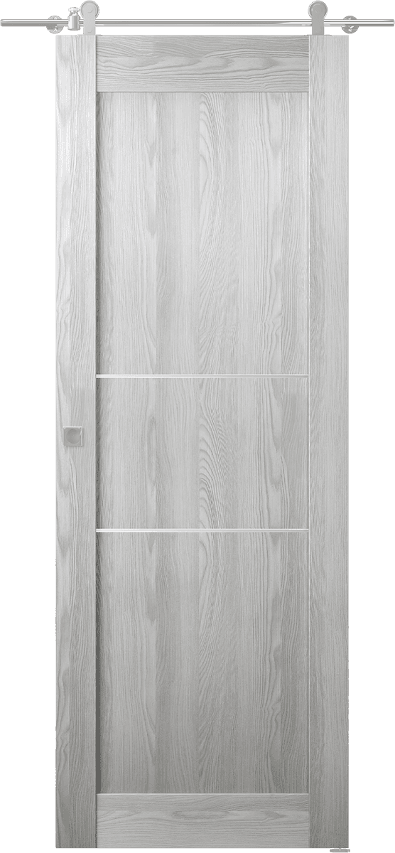 AVON 07 2H RIBEIRA ASH DOUBLE BARN BELLDINNI MODERN INTERIOR DOOR - 1