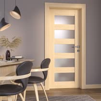 AVON 07-07 VETRO LOIRE ASH DOUBLE POCKET DOORS BELLDINNI MODERN INTERIOR DOOR - 2