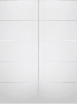 ARVIKA POLAR WHITE DOUBLE MAGIC BELLDINNI MODERN INTERIOR DOOR - 2