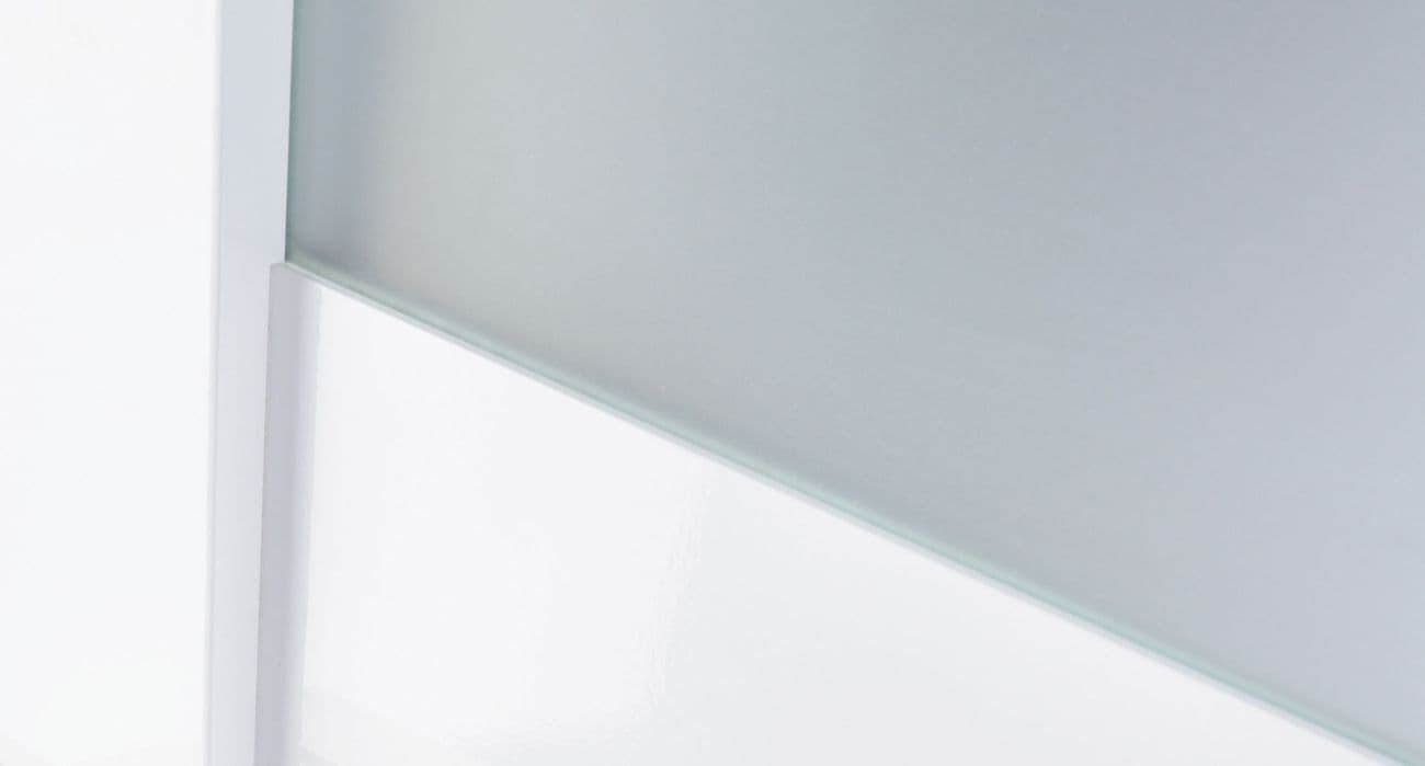 BERTA VETRO BIANCO NOBLE BYPASS BELLDINNI MODERN INTERIOR DOOR - 5