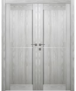 AVON 07 1H RIBEIRA ASH DOUBLE BELLDINNI MODERN INTERIOR DOOR - 1